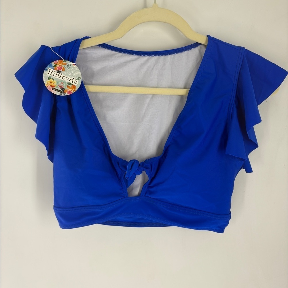 Women's Blue Bikini Top